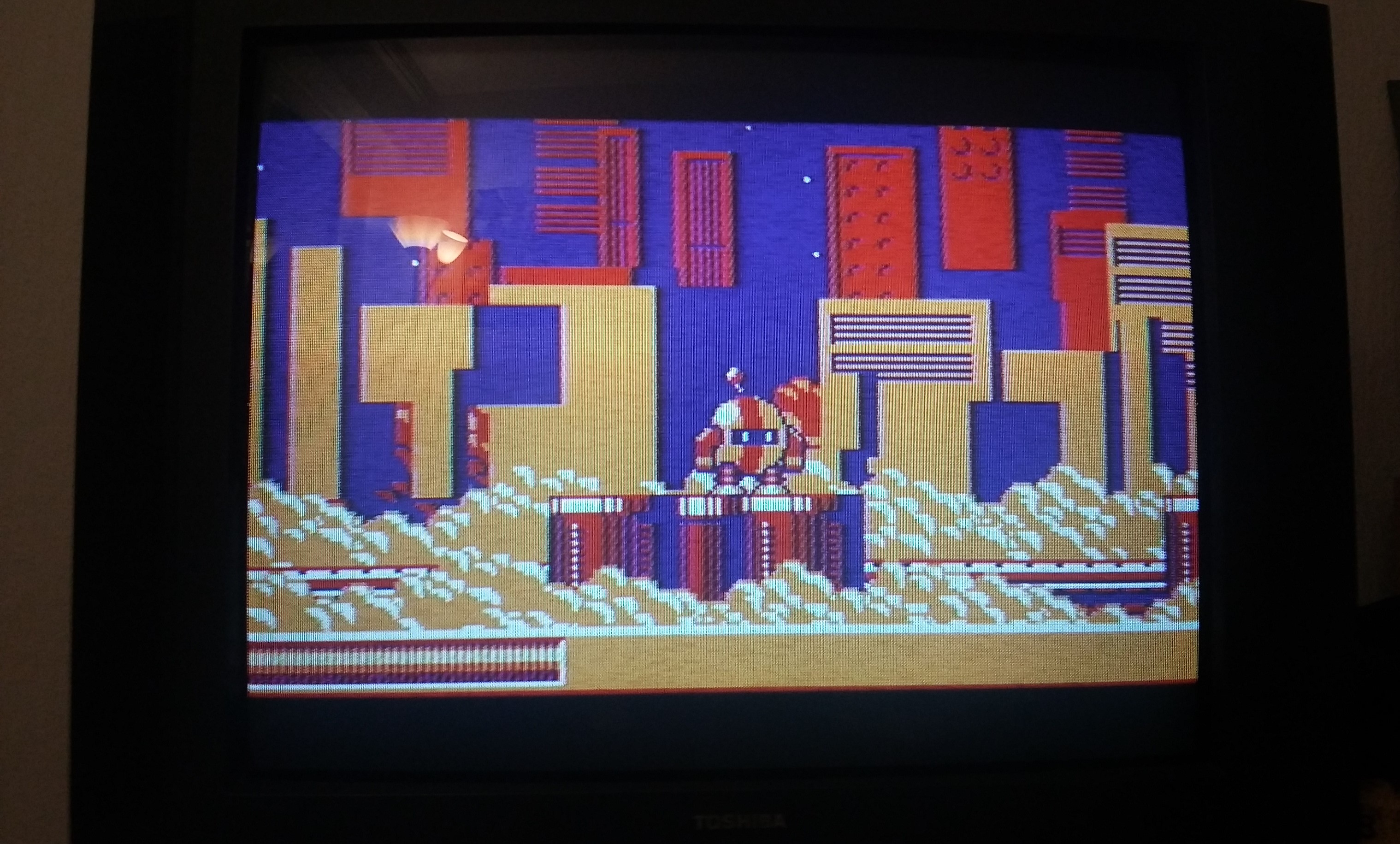 Definitely the way G.B.Rober was meant to be played, on an old Laptop that's hooked up to an even older TV.
