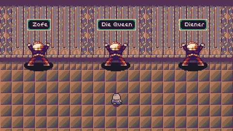 The Servant is intercepting the Maid's motivational speech